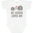 thumbnail image 3 of Inktastic My Granna Loves Me Boys or Girls Baby Bodysuit, 3 of 5