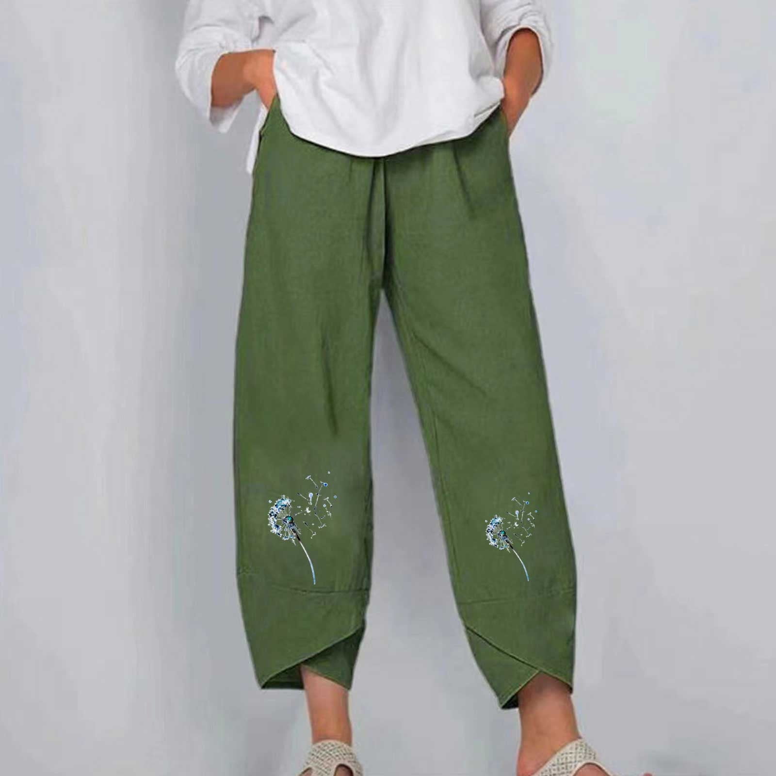 VEKDONE Returns and Refunds My Orders Womens Casual Loose Linen Pants ...