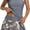 Grey Floral, variant on ZANKLEY Women's Tankini Swimsuits Tummy Control Two Piece Bathing Suits Modest Swim Tank Top with Skirt Bottom 2026