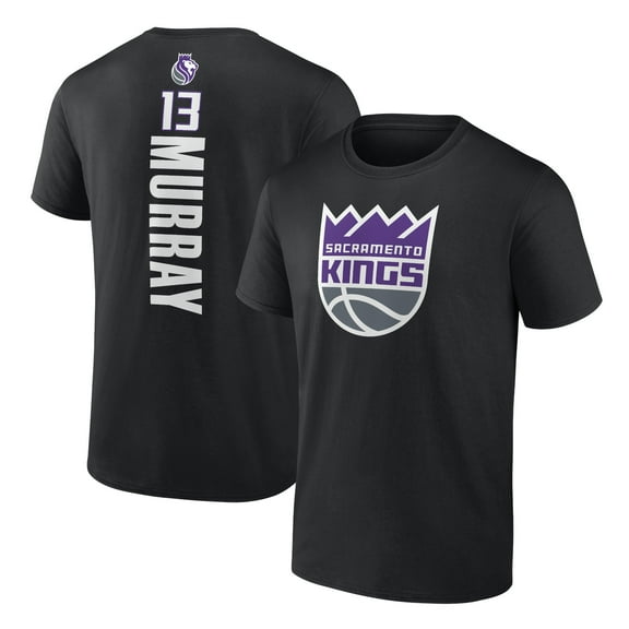 Men's Keegan Murray Black Sacramento Kings Playmaker Team Name & Number T-Shirt