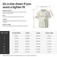 thumbnail image 6 of Uemuo Flower Rabbit Pattern Cotton Linen Short Sleeve Shirts,Casual Lightweight Button Down Shirts,Vacation Beach Summer Tops-X-Large, 6 of 7