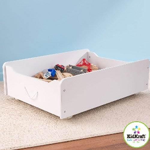 Kidkraft Train Table Wooden Trundle Storage Drawer W Casters