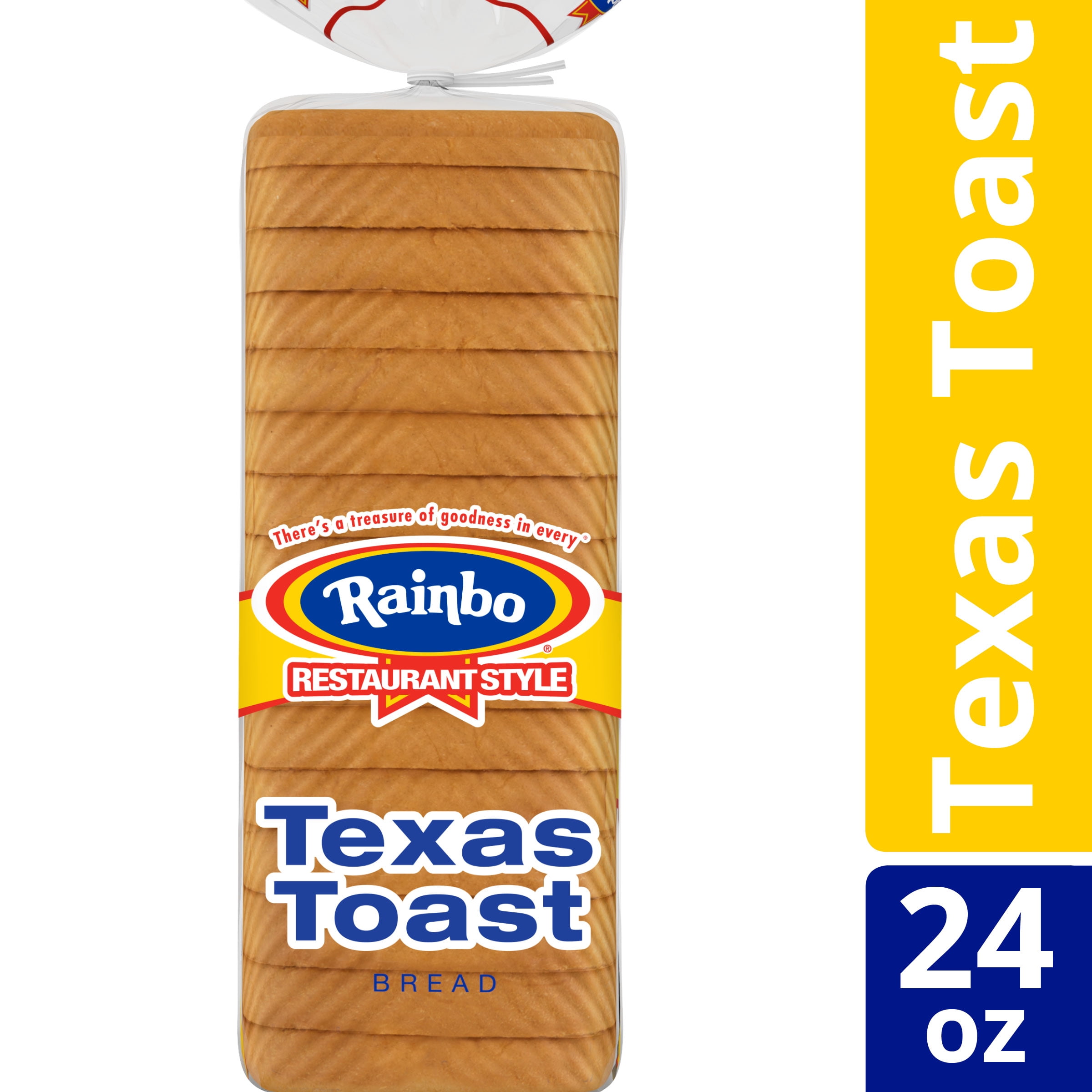 Rainbo Texas Toast White Bread, 24 oz - Walmart.com