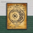 thumbnail image 1 of Ojo de Horus, pentagrama, diosa espiral, pintura en lienzo, Wicca, Rueda del Año, arte de pared, encanto de bruja, Póster Artístico impreso, decoración del hogar, 1 of 4