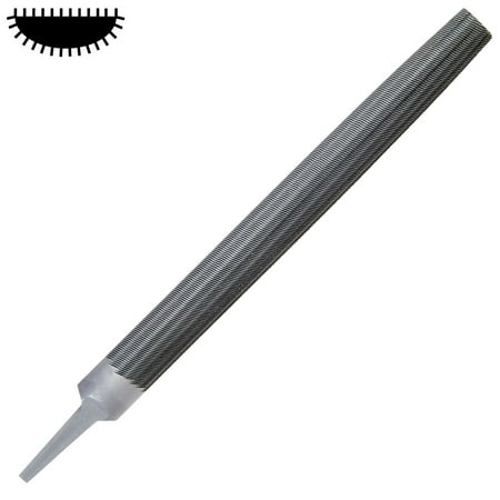 

10 BAHCO® Half-Round File Bastard Cut 23 TPI Without Handle. 63/64 Wide 17/64 Thick. Uncut Edges & Double Cut Surfaces Taper Towards The Tip. Williams® # BAH12101010
