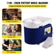 thumbnail image 2 of VEVOR Pottery Wheel 28cm Máquina formadora de cerámica con control de pedal de lavabo desmontable 350W Art Craft DIY Clay Tool para Art Craft Work y Home DIY Blue, 18 piezas, 2 of 9