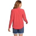 thumbnail image 2 of Eddie Bauer Women's Departure 2.0 Long-Sleeve Shirt, Chili Large, 2 of 3