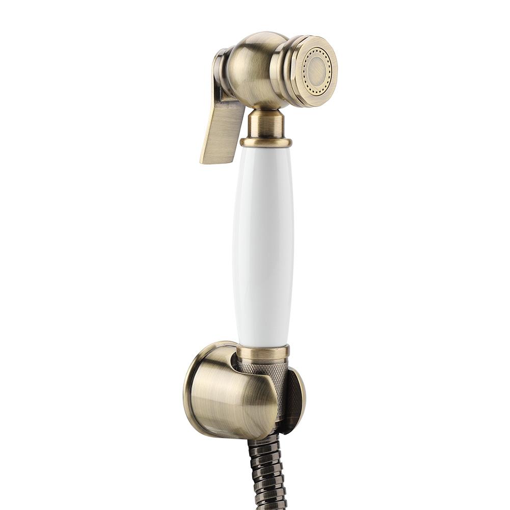Bidet Sprayer Toilet Bidet Solid Brass Wall Mount Shower Toilet Bathroom Handheld Bidet Diaper Spray Water Separator Kit