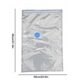 thumbnail image 2 of LEEYNEER Vacuum Storage Bags - Space Saver Vacuum Storage Bags Reusable Clothes Storage Bags  Vacuum Seal Bags for Clothing  Comforters  Blankets  Bedding  Storage Space Bags  Pump Not In, 2 of 8