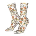 thumbnail image 5 of Uemuo Mushrooms for 16in Socks, Cotton Socks Sports Socks Knee High Socks Comfortable Socks For Men, Women, 5 of 7