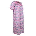 thumbnail image 5 of Elegant Emily Women's Snap-Front Duster Robe With Pockets - Pink Butterflies - Medium, 5 of 6