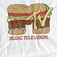 thumbnail image 2 of MTV T-Shirt Hamburger Logo Unisex Graphic Tee For Men & Women, 2 of 7