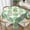 Mint Green Polka Dots, variant on Square Table Cloth, Tablecloth Washable Dinng Table Covers Decorative for Kitchen & Table Linens 52" x 52"