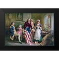 thumbnail image 2 of Ferris, Jean Leon Gerome 24x17 Black Modern Framed Museum Art Print Titled - Betsy Ross 1777, 2 of 5