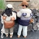 thumbnail image 3 of Gibobby Grandes NiñosAbrigos de invierno para niños pequeños y niñas, chaqueta con capucha y cremallera gruesa con orejas de , traje de nieve para invier(Marina, 3-4 Años), 3 of 5