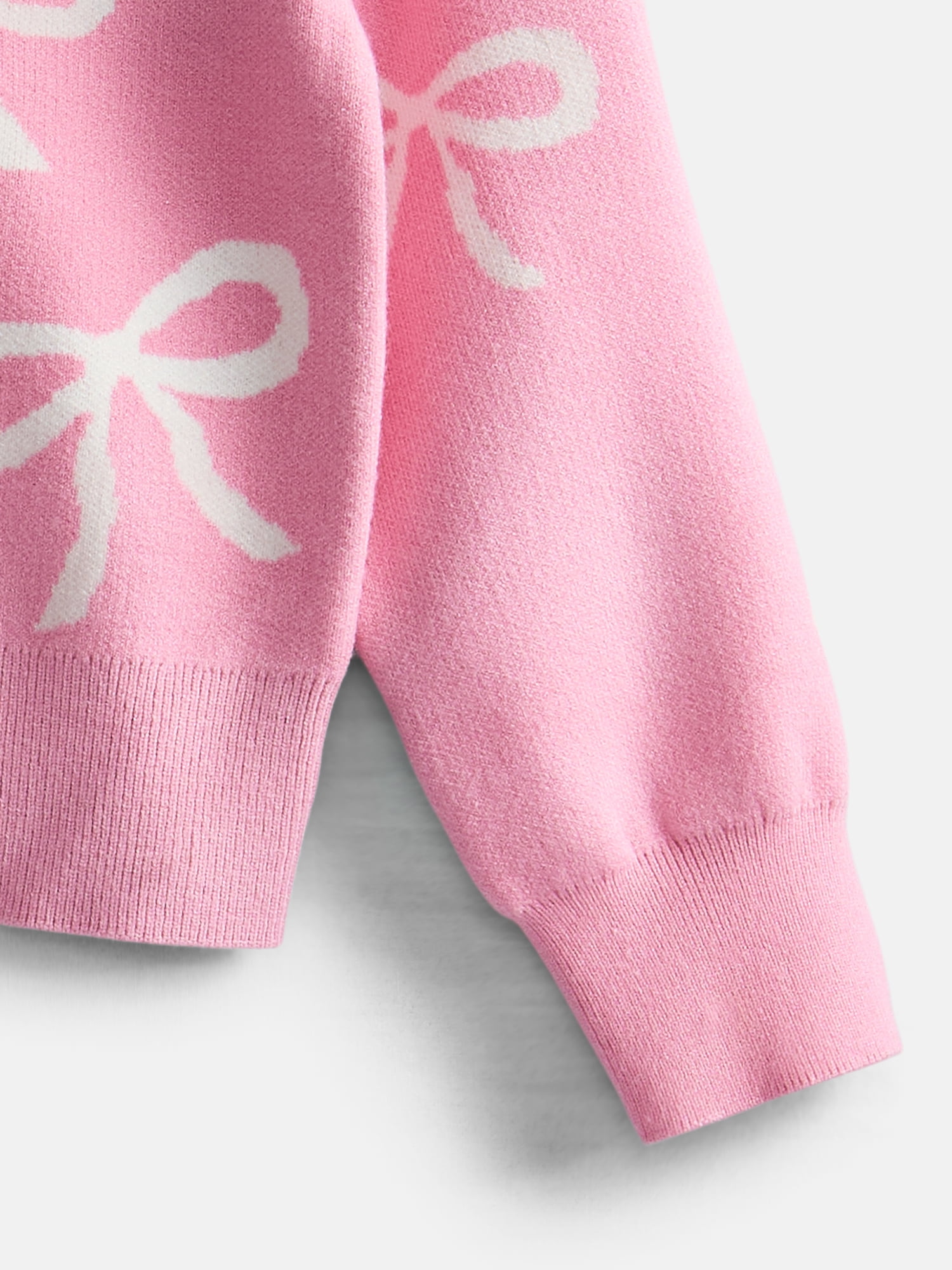 Wonder Nation Girls' Button Front Cardigan Sweater with Long Sleeves, Sizes 4-18 & Plus
