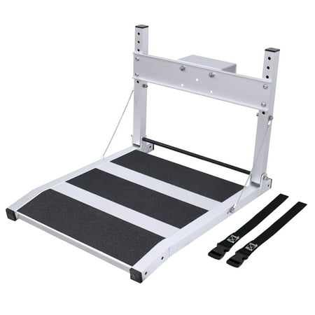 Extreme Max 3005.4248 Dog Ladder/Ramp Platform - Clear Anodized Standard