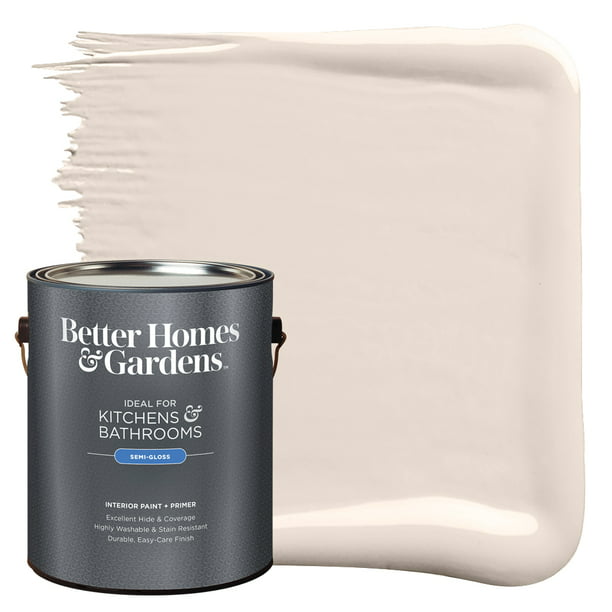 Better Homes Gardens Interior Paint And Primer Almond Latte Beige 1 Gallon Semi Gloss Com - How To Make Latte Color Paint