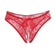 thumbnail image 2 of Bragas con espalda en T eróticas para mujer rojo, 2 of 9