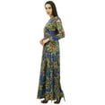 thumbnail image 3 of Bimba Women's Long Maxi Winter Dress Rayon Printed Jilbab, 3 of 6