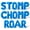 Blue, variant on Letter Balloons - STOMP CHOMP ROAR 16" Inch Alphabet Letters Foil Mylar Balloon Birthday Party Banner (Purple)