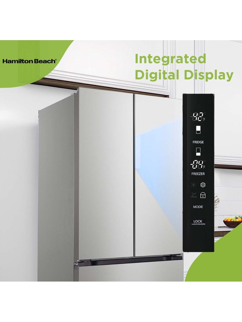 Hamilton Beach 17.7 Cu. Ft. French Door Fridge Freezer