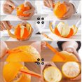 thumbnail image 4 of Juego de pelador de naranjas, pelador de naranjas, fácil de abrir, cortador de cáscara de cítricos, limón, cortador de verduras, herramientas de frutas, utensilios de cocina (paquete de 5) Ormromra CQ800, 4 of 5