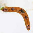 thumbnail image 5 of Boomerang Dos en Bois Boomerangs Sport Boomerang pour Athlètes Boomerang Lanceurs, 5 of 5