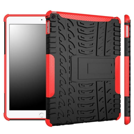 iPad Air 2 Case - roocase [TRAC Armor] iPad Air 2 Hybrid Dual Layer Rugged Case Cover with Kickstand for Apple iPad Air 2 (will NOT fit New iPad (Best Rugged Ipad Air 2 Case)