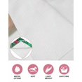 thumbnail image 6 of Abstract Green Kitchen Dish Towels for Drying Dishes Set of 3, Painting Buildings Geometric Color Block Waffle Weave Microfiber Hand Tea Bathroom Towels Quick Dry & Absorbent Towel 15.7x23.6, 6 of 7