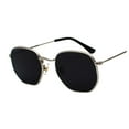 thumbnail image 1 of Wweixi Comfortable Unisex Small Frame Sun Glasses For Wear Fashionable Silver black gray C1 1Set, 1 of 6