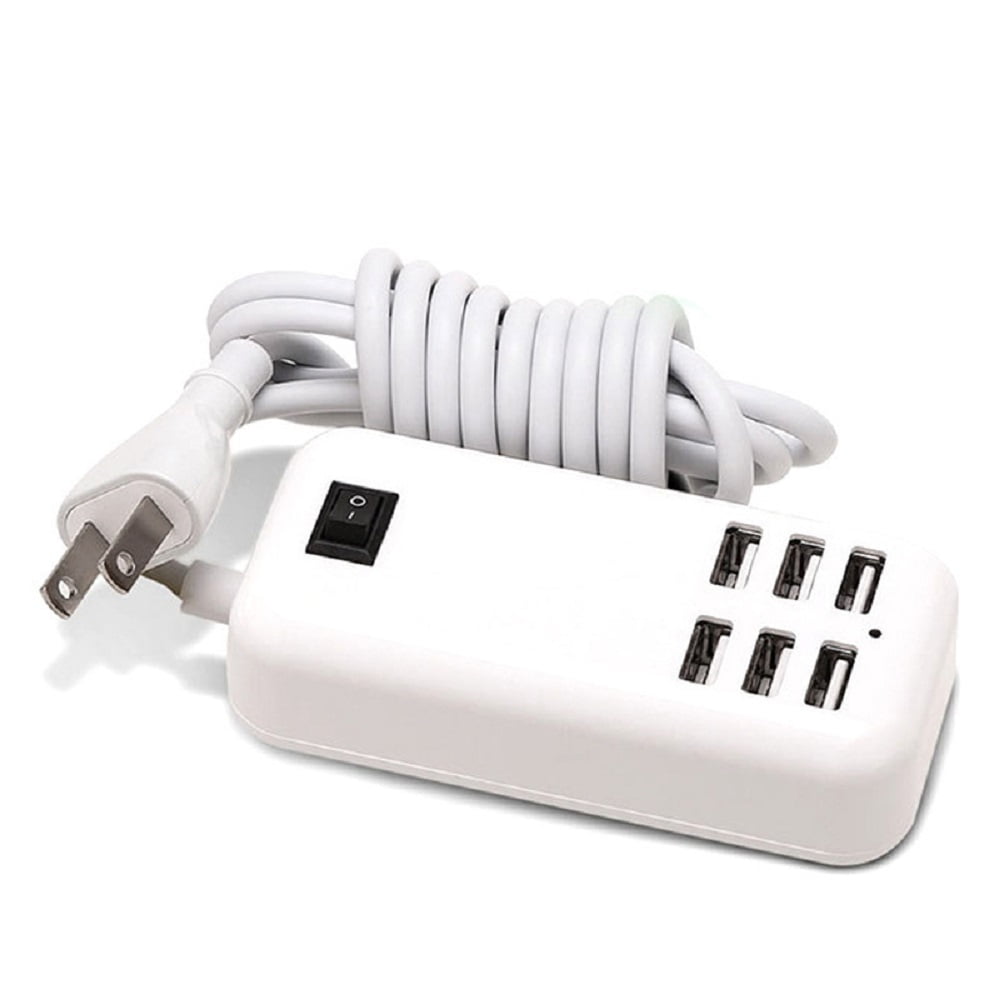 6-Port Usb Hub Desktop Fast Wall Charger Charging Station Travel Power Practical And Durable - Walmart.com