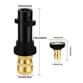 thumbnail image 3 of CSYANXING 1/4 Inch Quick Connect Spray Adapter 4000 PSI For Karcher K2-K7 Pressure Washer Gun Patio Wall Cleaning Accessory, 3 of 8