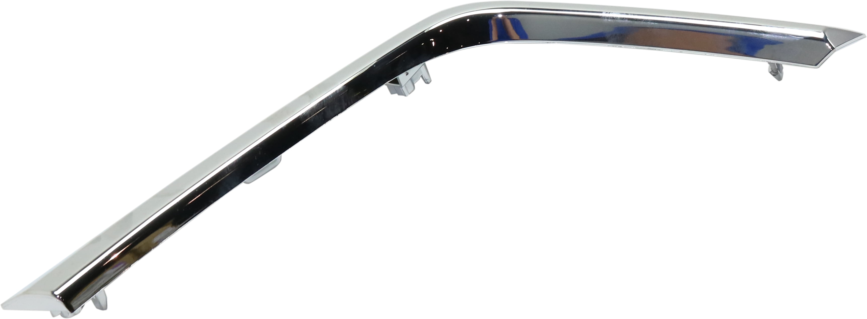Bumper Trim Compatible With 2016-2019 Mitsubishi Outlander Sport RVR Front, Left Driver Side, Lower Chrome