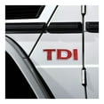 thumbnail image 6 of 3D Metal TDI Logo Car Front Grille Emblem Sticker Fender Side Rear Trunk Auto Badge Decor For VW Polo Golf Jetta Passat MK4 MK5, 6 of 7