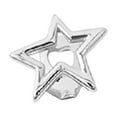 thumbnail image 4 of Dualoai Grills for Your Teeth Gifts Five Pointed Star Shape Hip Hop Grills Teeth Gap Silver, 4 of 9