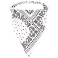 thumbnail image 1 of Foulard Élastique Blanc Vintage Triangle Boho, 1 of 4