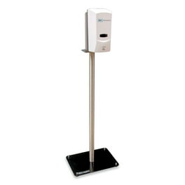 Hand Sanitizer Stand with Hands Free Dispenser, 1,000 mL, 12 x 16 x 51, Silver/White/Black Hand Sanitizer Stand with Hands Free Dispenser, 1,000 mL, 12 x 16 x 51, Silver/White/Black