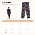 thumbnail image 3 of Balery Snake And Flower Pantalones de pijama para mujer, pijamas ultraligeros, pantalones de estar por casa-XX-Large, 3 of 6