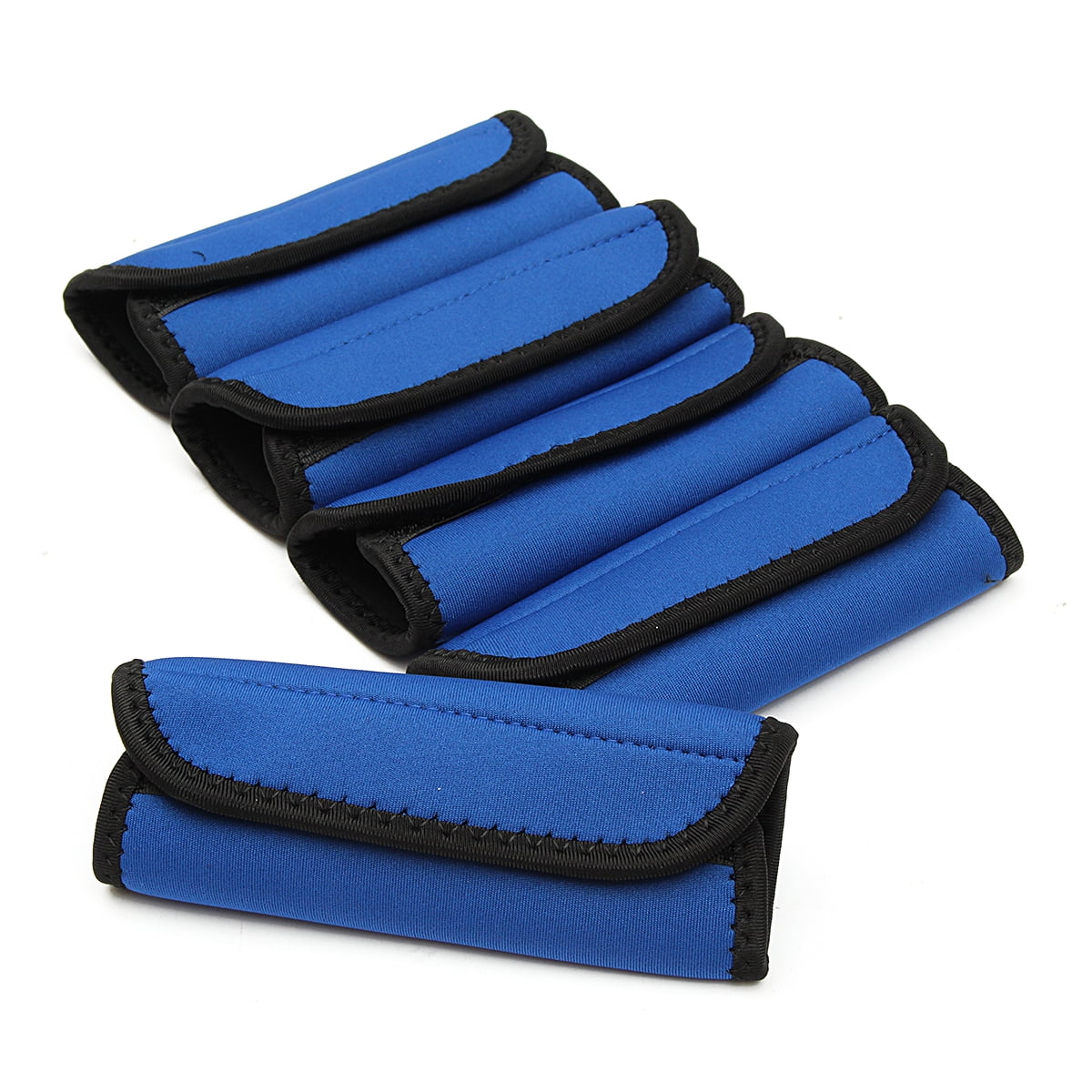 KUDOSALE 5Pcs Comfortable Blue Neoprene Handle Wraps Grip Identifier