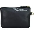 thumbnail image 2 of Anna by Anuschka Women's Hand Painted Genuine Leather Coin Pouch - Top zip entry, 2 of 3