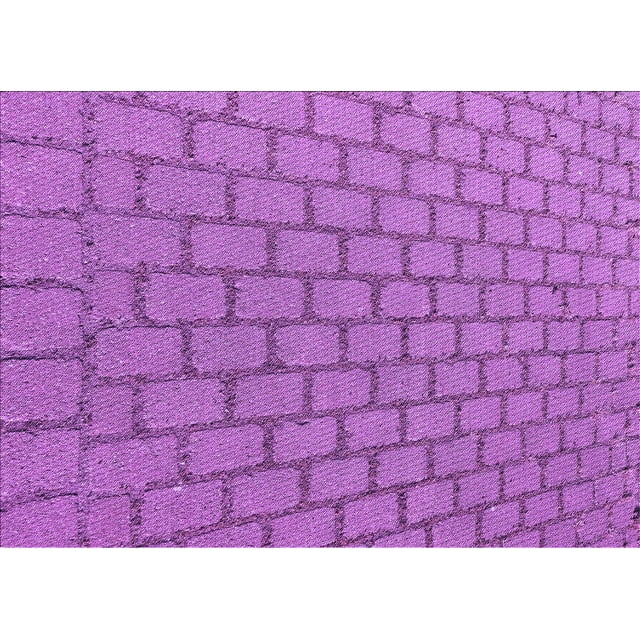 Ahgly Company Machine Washable Indoor Rectangle Transitional Heliotrope Purple Area Rugs, 8' x 12'