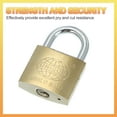 thumbnail image 5 of Uxcell Stainless Steel Padlocks Keyed Different Long Shackle Lock Padlock with Keys for Gym Locker Gate Fence Outdoor 2.3", 5 of 7