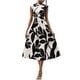 thumbnail image 1 of Vestido de Chaqueta para Mujeres Vestido Largo de Impresión sin Mangas, Elástico Transpirable para el Uso Diario, 1 of 8