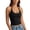 WenDA01_Black, variant on Cropped Tank Tops for Women 2026 Trendy Backless Scoop Neck Double Lined Basic Tees Women's Tie Halter Tops Summer Yoga Athletic Workout Shirts Yellow, S