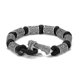 thumbnail image 1 of Pulsera de cuerda de Milán hecha a mano con nudos y hilo para amantes, distancia de 19 cm, color negro, 1 of 5