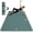 Deep Green+ Gray, variant on 8mm Large Yoga Mat (6'x 4') with Soft Fabric - Extra Long and Wide 72 x 48 x 0.32 inches, Non-Slip Surface, Eco-Friendly, Lightweight, Thick Wide Yoga Mat for Home Workouts.(Beige+Black)