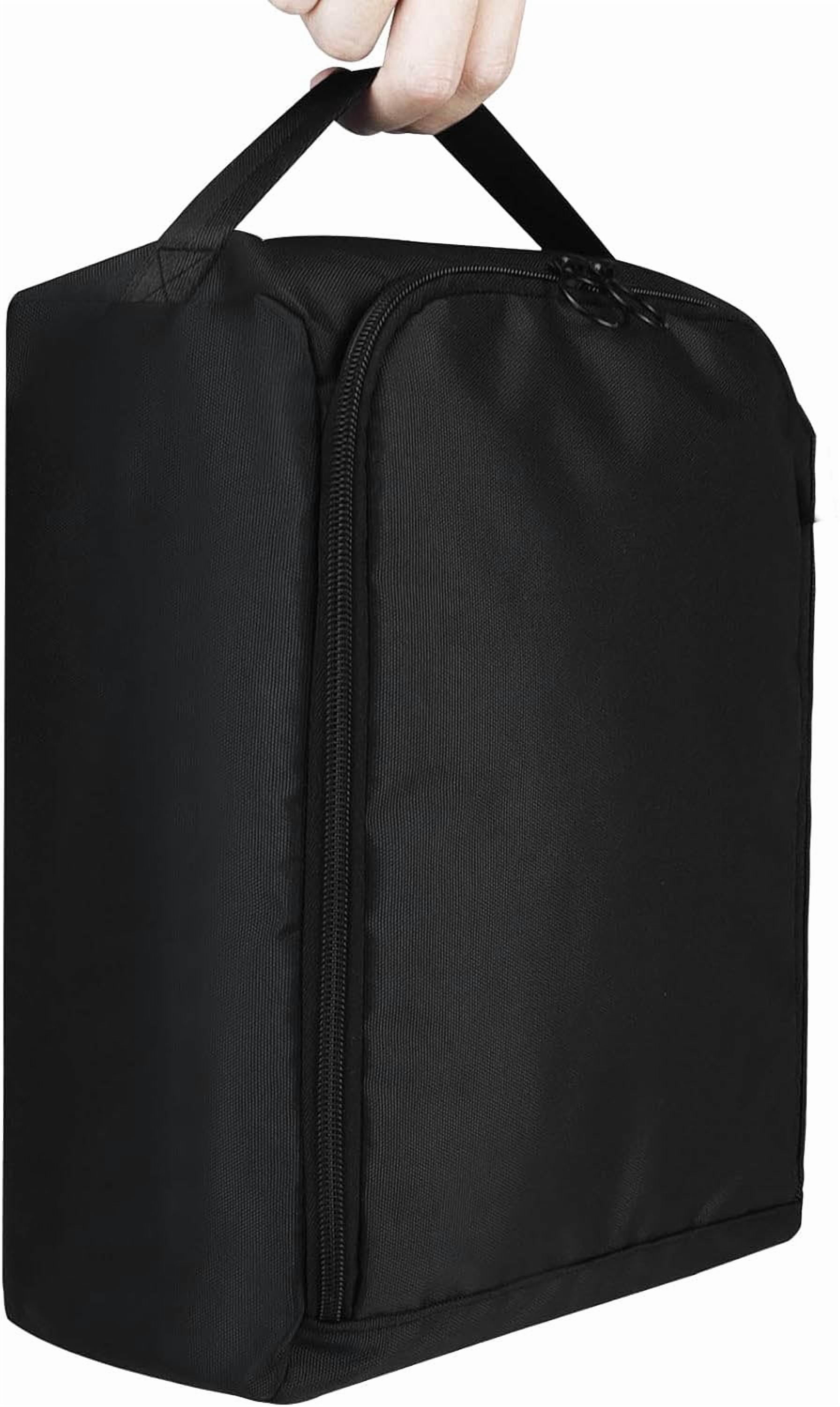 Shoe Bags for Travel - Portable Storage Bag, Pouch, Packing Cubes in Classic Black