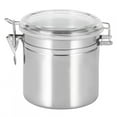 thumbnail image 2 of Sealing Jar, Practical Stainless-Steel Metal Tea Container, Sturdy Restaurant For Home Kitchen Storing Sugar 12.5x13, 2 of 8