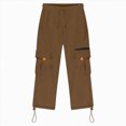 thumbnail image 7 of CAUYDY Kids Casual Sweatpants for Boys Tween Baggy Cargo Pants Teen School Athletic Joggers Elastic Waist Fall Winter Brown Sizes 7-8 Years, 7 of 7
